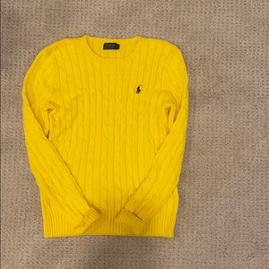 Yellow Ralph Lauren Polo Knit Sweater